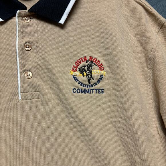 Clovis Rodeo Polo Shirt Mens XL Committee 100 Years Horse Country Cowboy Western - Picture 8 of 9